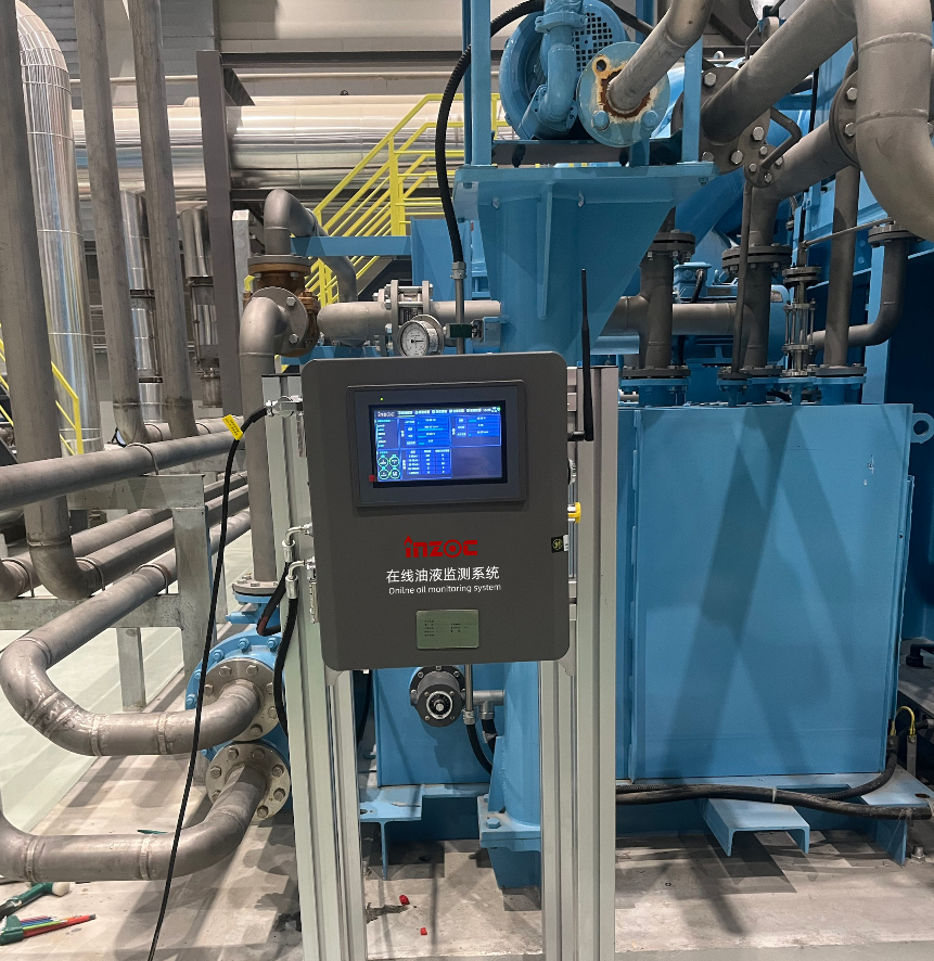 中核八所燃氣-汽輪機低壓機智能在線油液監測系統應用案例